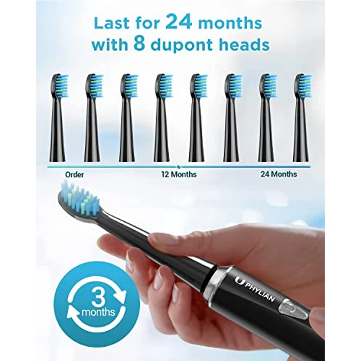PHYLIAN Sonic Electric Toothbrush – Bild 3