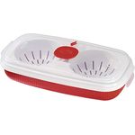 Xavax 00111486 Mikrowellen Omelettmaker, Kunststoff, Chrom