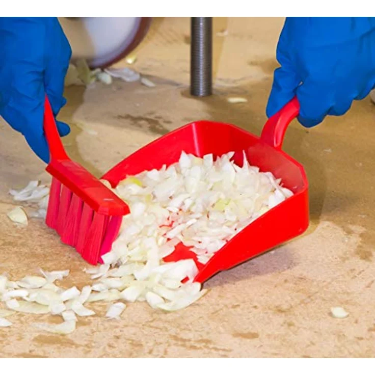 Vikan Ergonomische Kehrschaufel aus Polypropylen, 330 x 295 x 100 mm, für nasse und trockene Umgebungen, FDA-konform – Bild 4