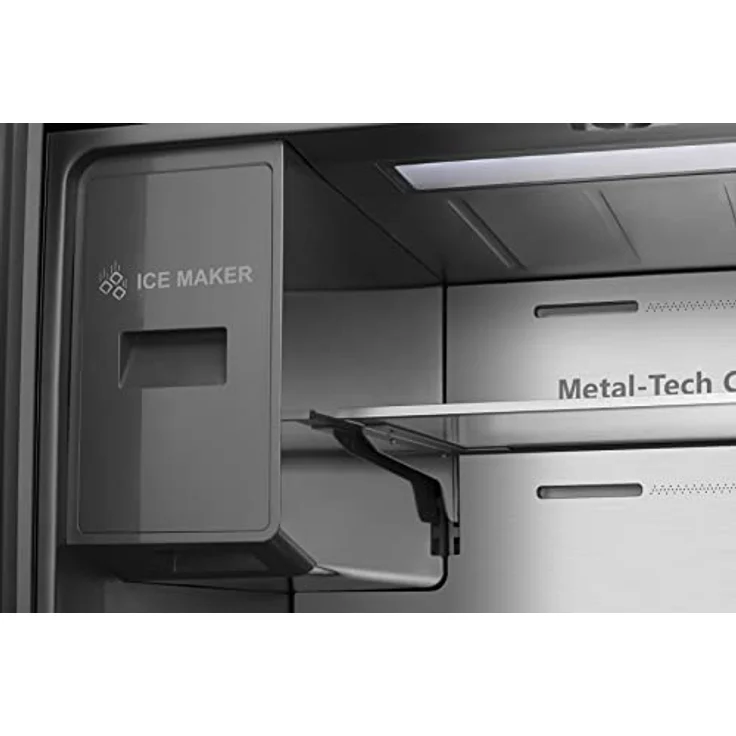 Hisense RQ760N4SBFE Cross Door Kühlschrank, 584 l freistehend mit Eis- und Wasserspender, Total No Frost, Multi-Air-Flow-System – Bild 8