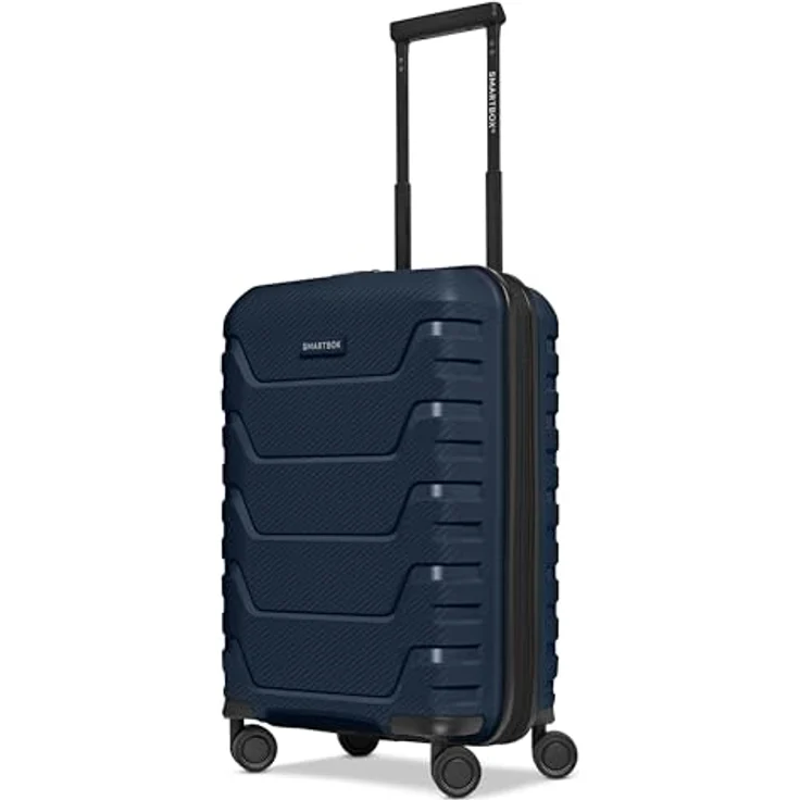 SMARTBOX Hartschalen Check-in Koffer | Mittelgroßer Trolley 45 x 28 x 66 cm von 71 auf 80 Liter erweiterbar | hochwertiges Polypropylen | 4 Doppelrollen & TSA-Schloss | leichte 3,8 kg (Edition 01) – Bild 1