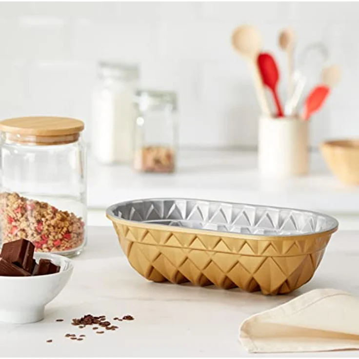 Nordic Ware Jubilee Cast Kastenform für 6 Tassen, Gold – Bild 10
