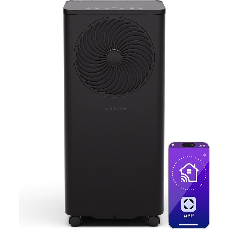 Klarstein Aero Ring 9K Klimagerät 9.000 BTU mobil und smart für max. 31 m² mit Sprachsteuerung
