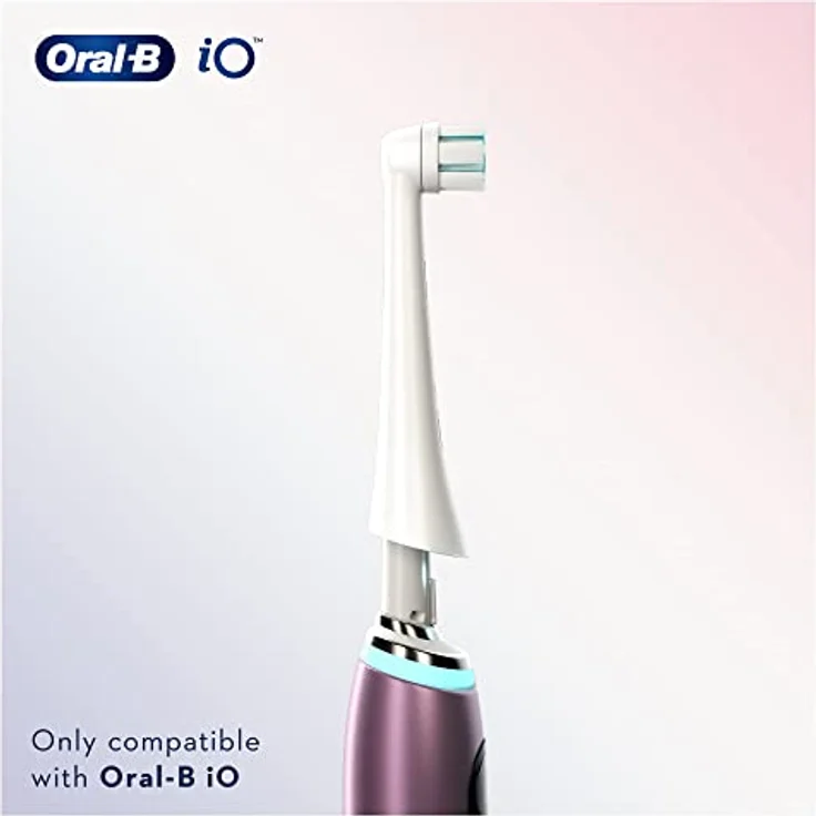 Oral-B iO Gentle Care Nachfüllbürsten für elektrische Zahnbürste bis zu 100% Plaque-Entfernung, 2 Stück – Bild 3