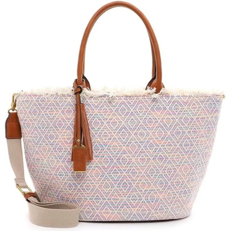 Tamaris Shopper Arabella, Polyester in schwarz