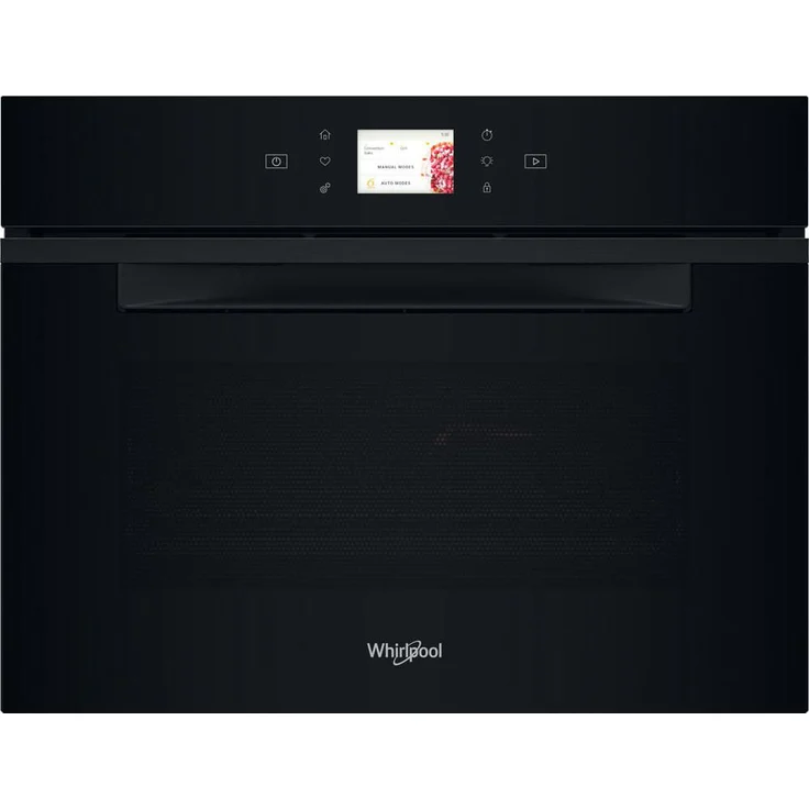 Whirlpool WCW11O7HTSB, Integrierte Kombi-Mikrowelle mit 53 l und 950 W, Elegantes schwarzes Design, Touch-Display