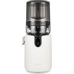 Hurom E50ST, Slow Juicer mit automatischer Zutatenzufuhr, schonender Entsaftungstechnologie, Farbe: Weiß