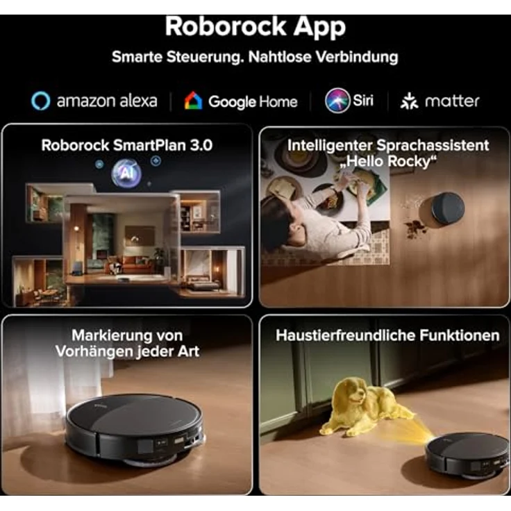 Roborock Saros 20 Set, Saugroboter mit Wischfunktion, abnehmbarem Wischmopp, AdaptiLift Chassis 3.0, 36.000 Pa Saugkraft, autonomes StarSight System 2.0 – Bild 10
