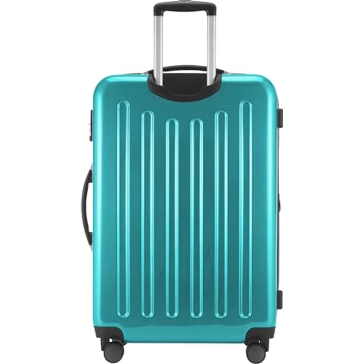 Hauptstadtkoffer Alex - Großer Hartschalen-Koffer, TSA, 4 Doppel-Rollen, Trolley, Rollkoffer, Reisekoffer, Volumenerweiterung, 75 cm, 119 Liter, Türkis – Bild 5