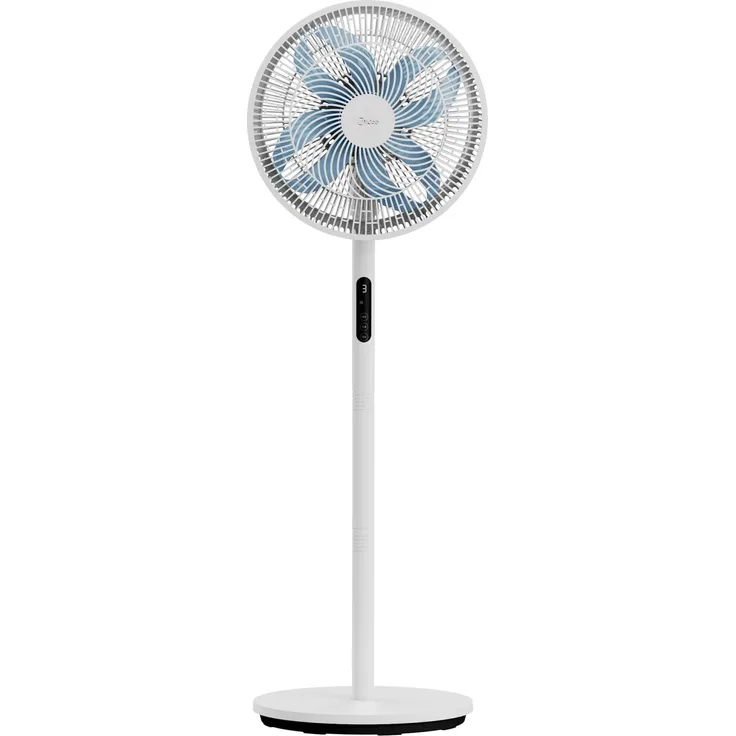 Midea Standventilator MFS352RDDW, 9 Geschwindigkeitsstufen, leiser DC-Motor, weiß
