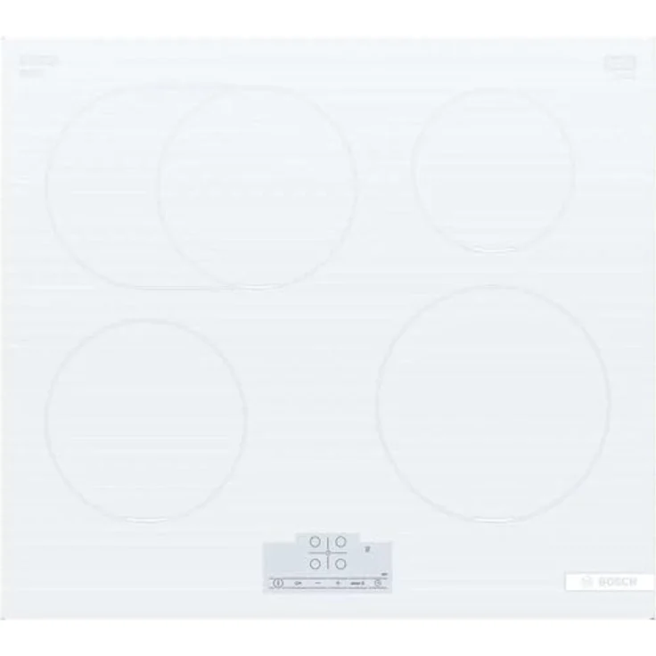Bosch Hausgeräte Bosch PIF612BB1E Induction Hob, Number of burners/cooking zones 4, Without frame, Width 60 cm, White, Kochfeld, Weiss – Bild 2
