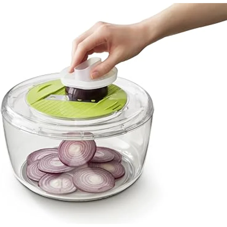 JOSEPH JOSEPH Salatzubereitungs Set MULTI PREP 4 in 1 Salatschleuder Hobel Reibe – Bild 3