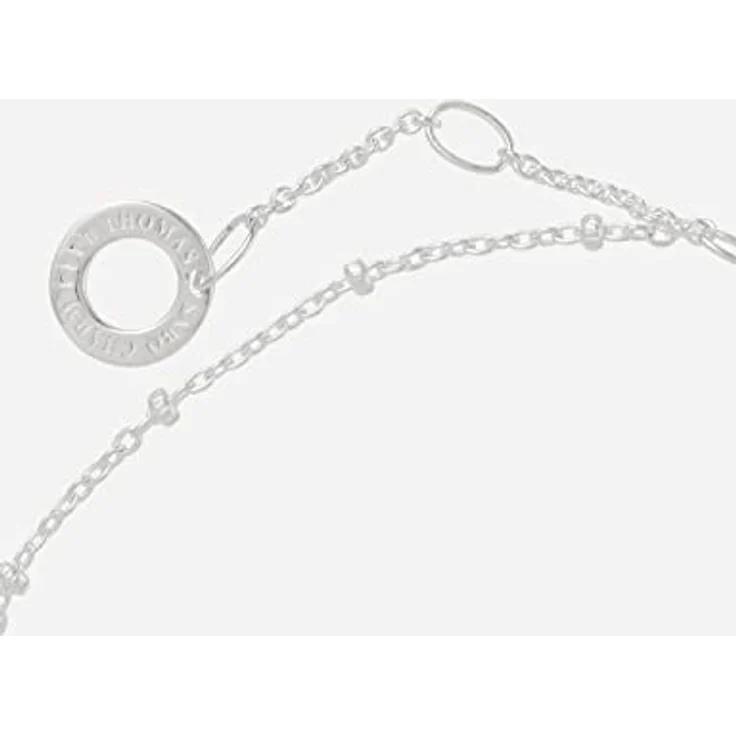 Thomas Sabo Armband Herz mit Kugel silber, 925 Sterlingsilber, 16-19 cm Länge – Bild 2