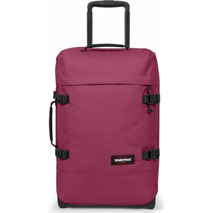 EASTPAK Tranverz S Weinrot Rollgepäck, Wasserabweisender Stoff, Einheitsgröße, TRANVERZ S Weinrot mit Rädern