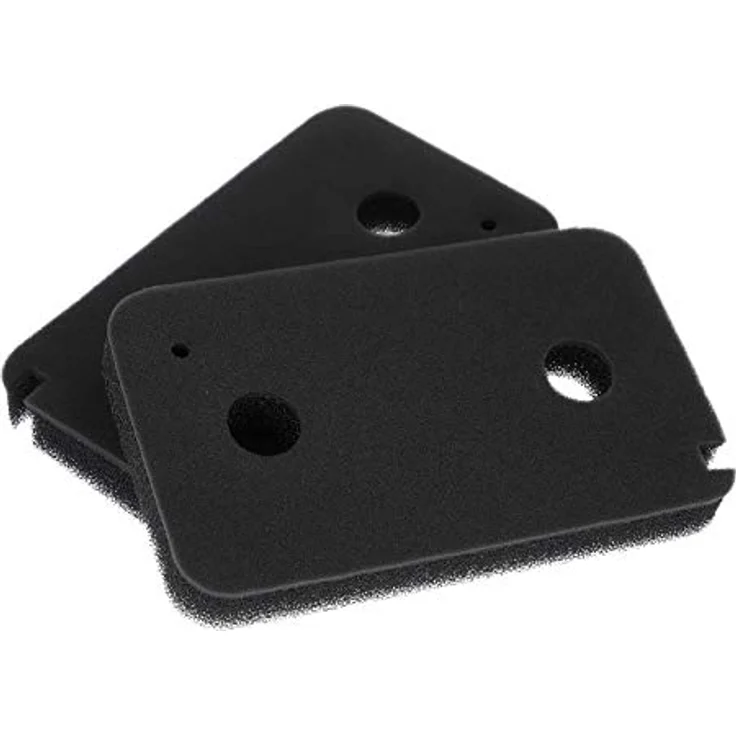 LUTH Premium Profi Parts 2x Schaumstofffilter 215x130 mm für Miele Trockner Edition 111, schwarz, kompatibel mit 9499230 – Bild 1
