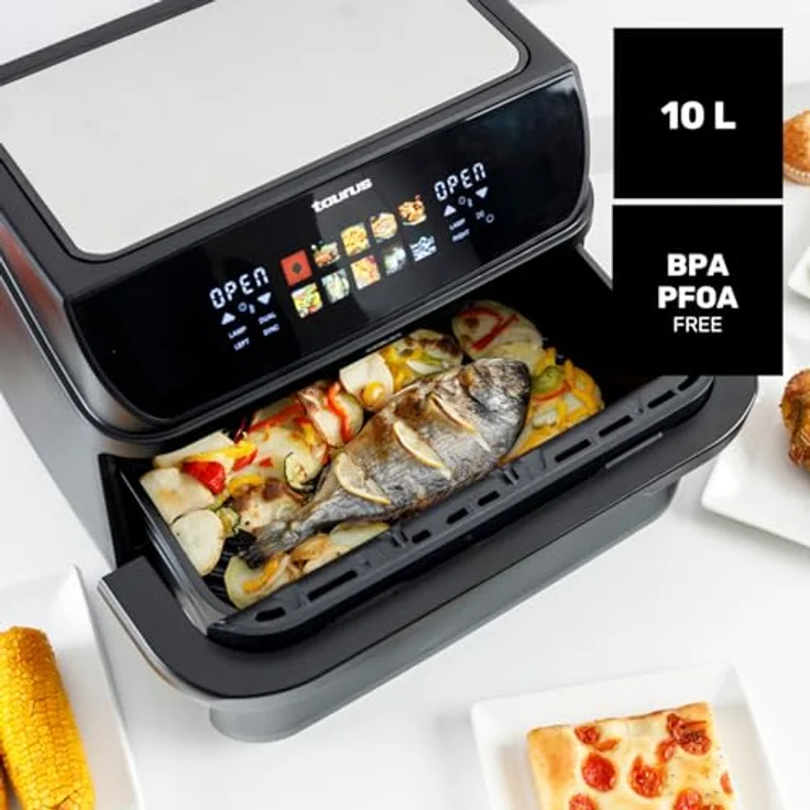 Taurus Heißluftfritteuse 973004000, trendige Fritteuse mit EU-Stecker, steckbar – Bild 4
