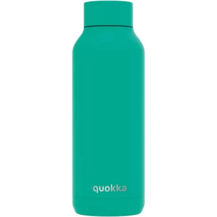 Quokka SOLID JADE GREEN, Thermosflasche aus Edelstahl mit 510 ml, doppelwandiger Vakuumisolierung, BPA-frei, korrosionsbeständig, Anti-Leak-Verschluss – Bild 1
