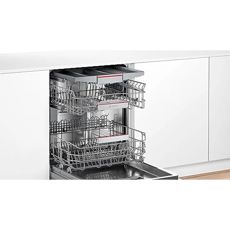 Bosch SMU4ECS24E Serie 4 Unterbau-Geschirrspüler, 60 cm breit, Bestecksystem, Efficient Dry; Flex Körbe; VarioSchublade; 3-fach Rackmatik; Silence Plus – Bild 3
