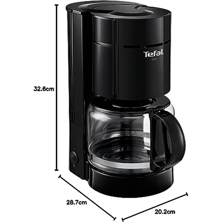 Tefal Uno CM1218 Filterkaffeemaschine (1,1 Liter) schwarz – Bild 6