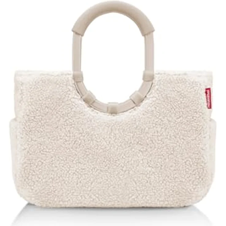 reisenthel loopshopper M, Einkaufstasche mit 25 Litern Volumen, teddy sand/beige, wasserabweisendes Polyester – Bild 1