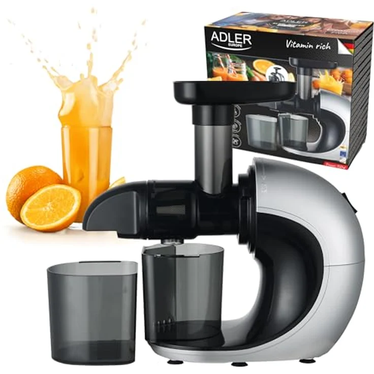 Entsafter Adler 150 W: leistungsstark, kompakt, leicht zu reinigen – genießen Sie einen nahrhaften Saft in aller Einfachheit – Bild 1