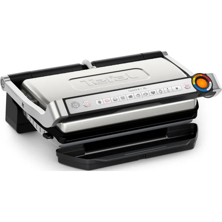 Tefal Kontaktgrill GC727D OptiGrill+ XL, 2000 W, erneuerte Kochstufenanzeige, manuelles + 9 Automatikprogramme, XL-Format - Preisvergleich