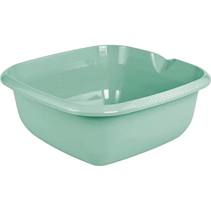 keeeper Universal-Schüssel mit Ausguss, Eckig, 13 l, 38 x 38 cm, Björk, Nordic Green