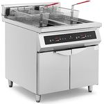 Royal Catering RCIN-700-01 Induktionsfritteuse 60 l 20000 W LED + Timer Doppelfritteuse Gastro-Fritteuse Fettbackgerät - Preisvergleich