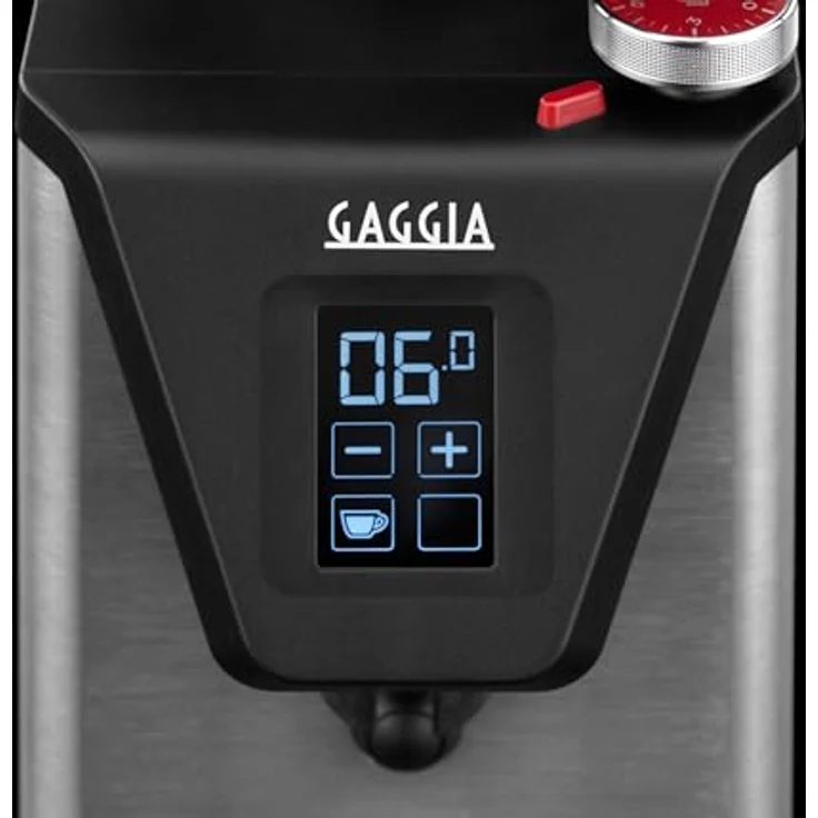 Gaggia Milano MDF55 Espressomühle, 250 g Tramoggia, stufenlose mikrometrische Einstellung, Touchscreen, 310 W Motor, flaches Mahlwerk – Bild 3