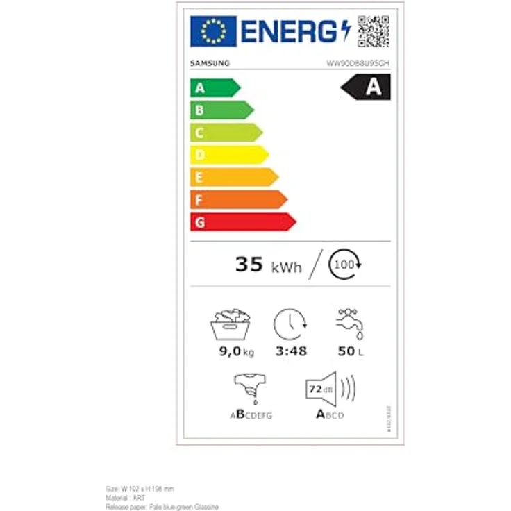 Samsung WW8400D, BESPOKE Waschmaschine, QuickDrive, AI Wash, EEK: A (-30%), 9 kg White – Bild 11