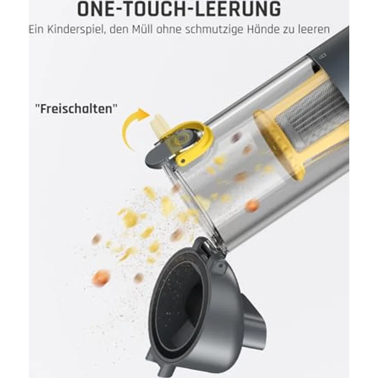 Fanttik Slim V9 Mix, kabelloser Handstaubsauger mit 20.000 Pa Saugkraft und HEPA-Filter – Bild 5