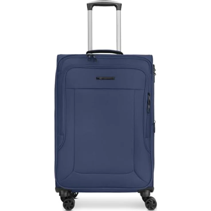 Franky Melbourne 3.0 Koffer groß | Weichschalen Trolley mit 4 drehbaren Rollen, Dehnfalte, arretierbarer Griff, Adressschild, Hemdenfach und Zahlenschloss | 42 cm x 29 cm x 69 cm - 2.95 kg – Bild 2