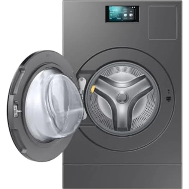 Samsung Waschtrockner WD18DB8995BZT2, 18 kg, 11 kg, 1100 U/min, Trommelreinigung+, silber – Bild 3