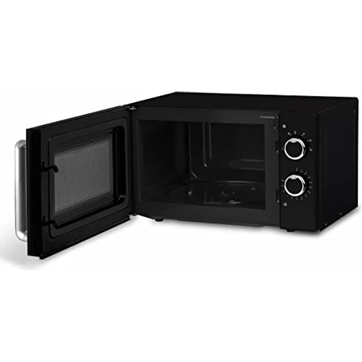 H.Koenig VIO8 Mikrowelle Compact Design, Standgerät, 700 Watt, 20 Liter Garraum, schwarz, Edelstahl – Bild 6