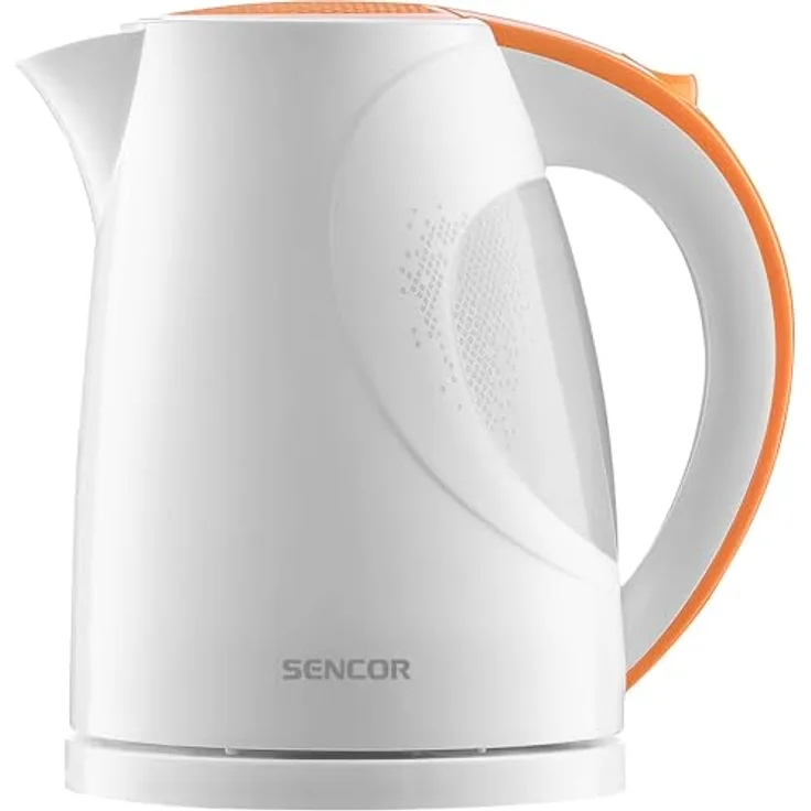 SENCOR SWK 1513OR Wasserkocher, orange mit 1,5 Litern Fassungsvermögen und vielseitigen Sicherheitsfunktionen