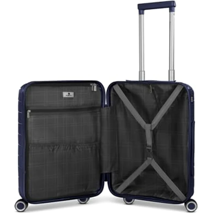 Franky Handgepäck-Trolley London, Polypropylen, 4 Rollen, TSA-Schloss, Dehnfalte – Bild 8