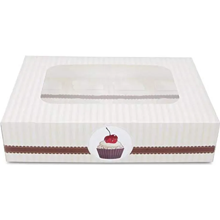 Städter Muffin-& Cupcake Box, Papier, Mehrfarbig, 33 x 7.5 x 16.5 cm