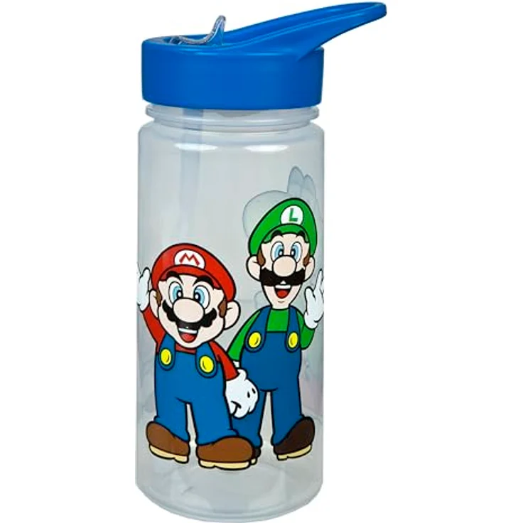 Scooli Lunchbox Super Mario, Set (2-tlg) mit Trinkflasche, auslaufsicher und BPA-frei, 500 ml – Bild 3