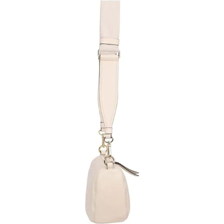 abro Mina Umhängetasche Leder, 26 cm, beige, 100% Leder, 26 cm x 8 cm x 18 cm – Bild 3