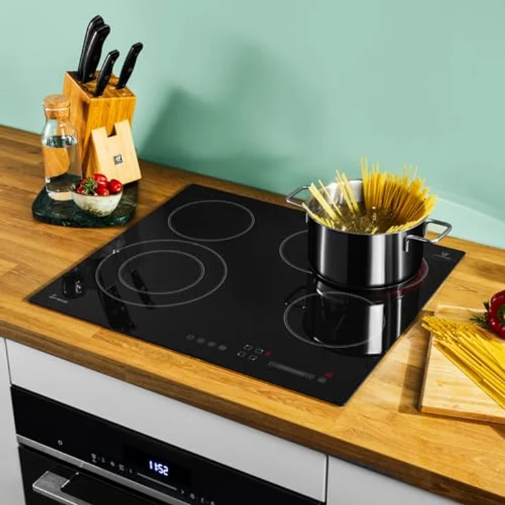 KKT KOLBE Backofen und Kochfeld SET8017CH59RL, Premium-Backofen mit TouchSelect Sensortasten und Selbstreinigungsfunktion, Heizspiralen-Kochfeld mit 4 Kochzonen und SUPERKERAMIK®-Oberfläche – Bild 3