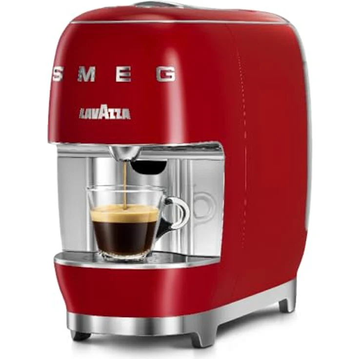 Lavazza LM200RED, Espressomaschine für LavAzza A Modo Mio Kapseln, 1250 Watt, 10 Bar Pumpendruck, rotes Kunststoffgehäuse – Bild 4