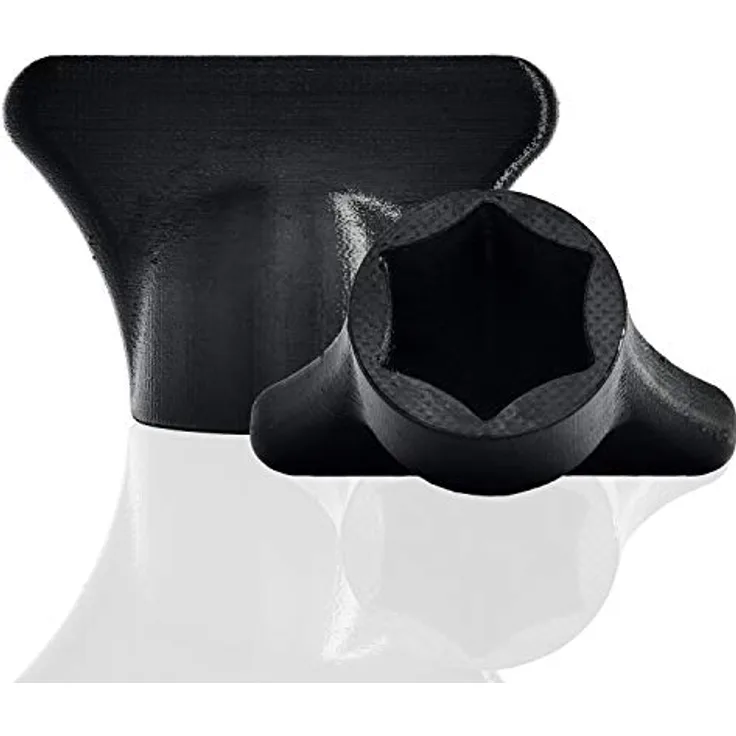 Mix-Slider ® Teiglöser Teigblume für Thermomix, Zubehör für Vorwerk Küchenmaschine TM5 + TM6 3D gedruckt Made in Germany (Schwarz)