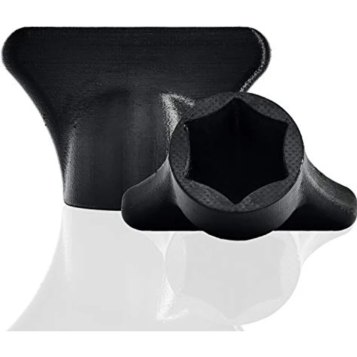 Mix-Slider ® Teiglöser Teigblume für Thermomix, Zubehör für Vorwerk Küchenmaschine TM5 + TM6 3D gedruckt Made in Germany (Schwarz) – Bild 1