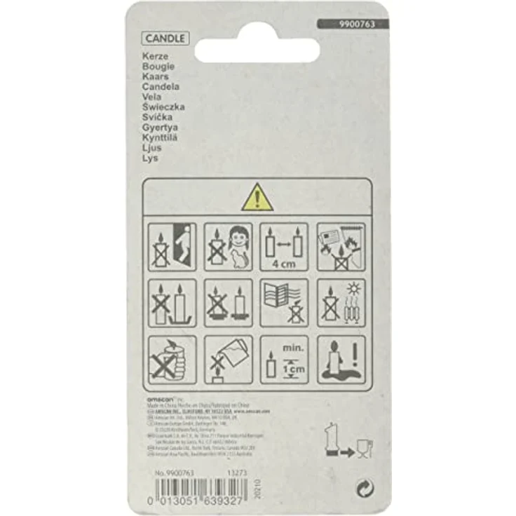 Amscan 9900763 - Zahlenkerze 2, Höhe 7,6 cm, Null, Grün, Glitzer, Tortenkerze, Kerze, Geburtstag, Kuchen, Dekoration – Bild 2