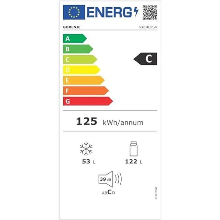 Gorenje RK14CPS4 Kühl-Gefrierkombination 175 Liter, no frost, silber – Bild 3