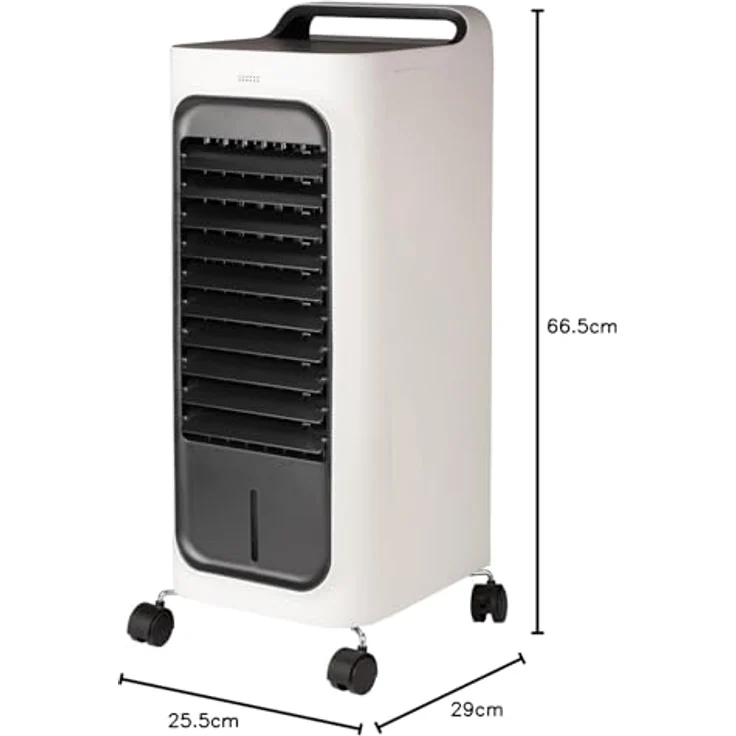 Ardes ARCF02 Keramik-Elektroheizung 2000W mit Gebläse, schwarz und weiß, multifunktional, LED-Display, Fernbedienung, automatische Oszillation – Bild 13
