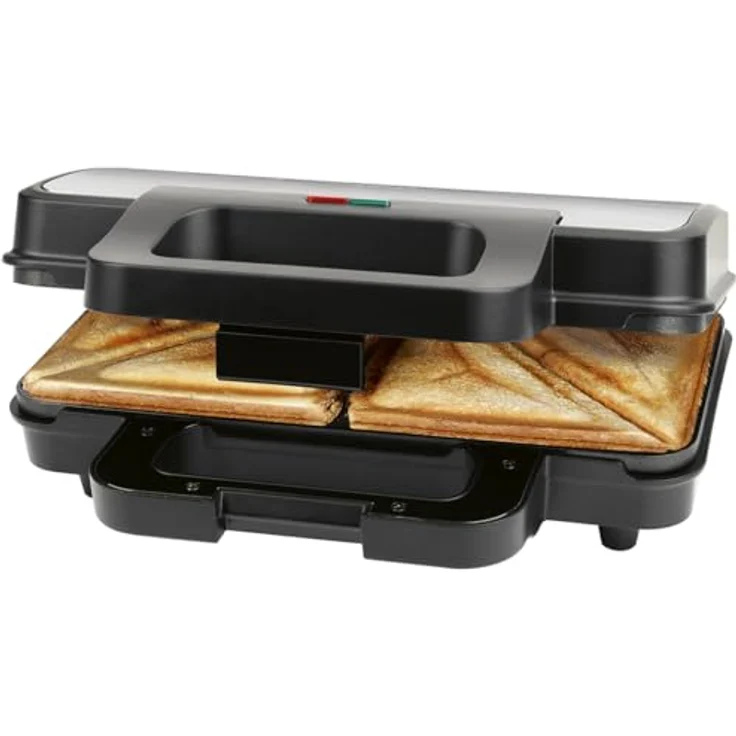 ProfiCook Sandwichmaker PC-ST 1315, große Sandwichplatten für XXL-Toasts, 900W, Edelstahl mit Antihaftbeschichtung – Bild 1