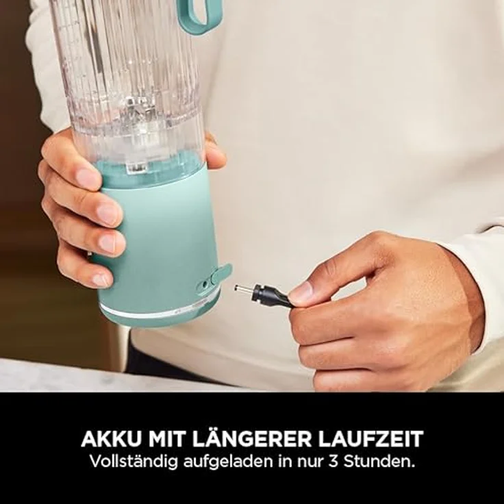 Ninja Blast Max BC251EUMT, Kabelloser Standmixer mit 570 ml Glasgefäß und Auto-iQ Technologie, poliert – Bild 12