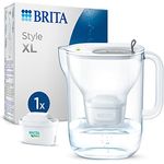 BRITA 3,6 l Filterkanne mit Maxtra Pro All-in-1-Kartusche, inklusive Smart-Light-LED und MicroFlow Technologie