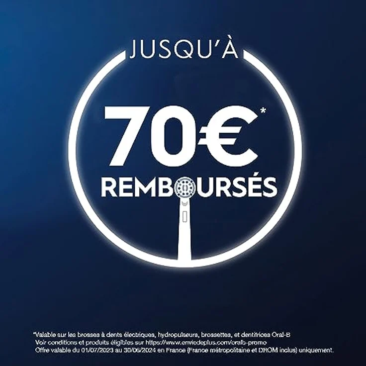 Oral-B iO Series 6N Elektrische Zahnbürste, Bluetooth, 5 Putzmodi, 2 Bürsten, 1 Reisetasche, Weiß/Rosa – Bild 6